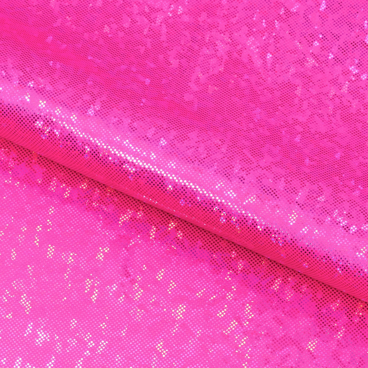 Foiled Spandex Shattered Glass Fabric