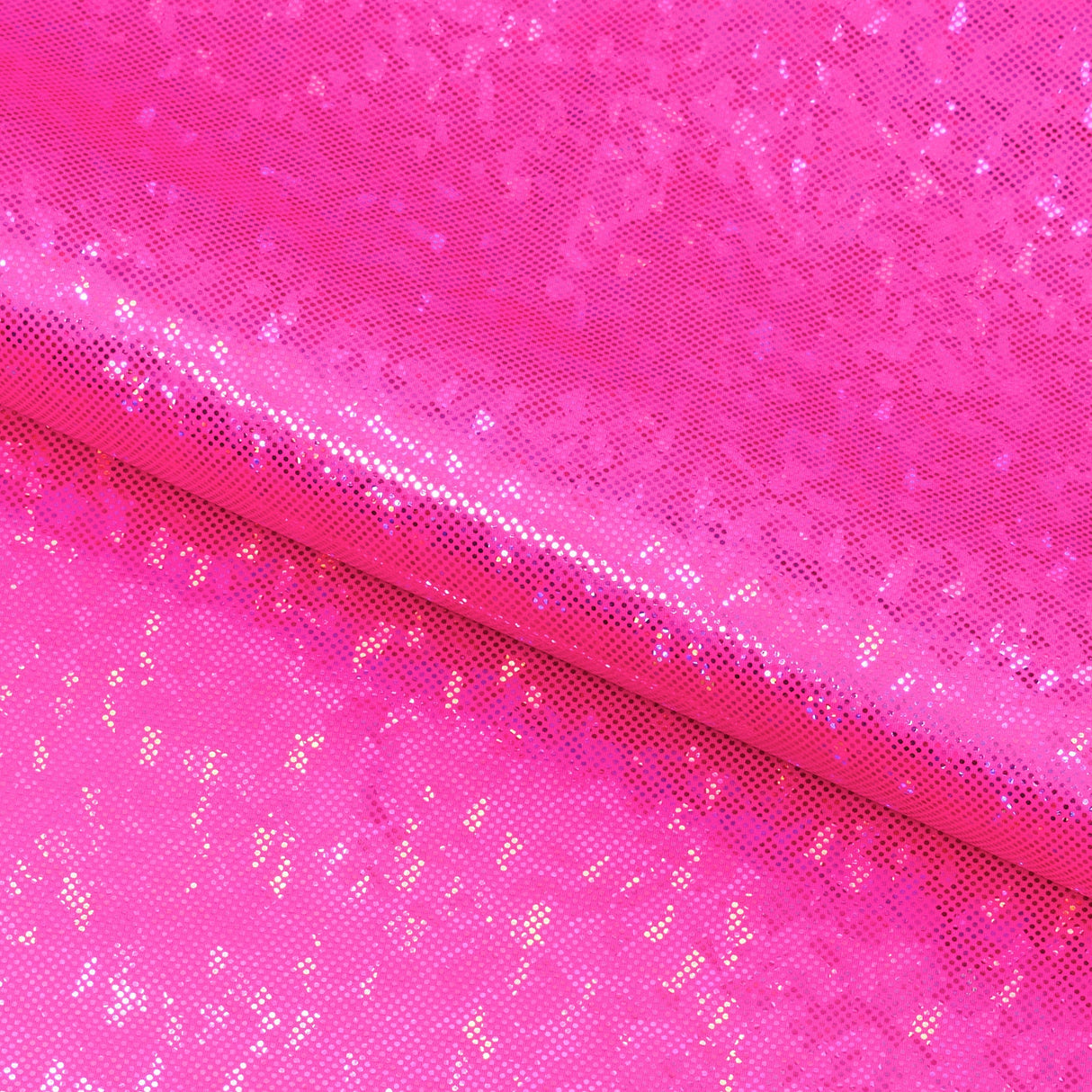 Shattered Glass Foiled Spandex Fabric - Holographic Shattered Glass Foil, 54" Width (1 Yard)