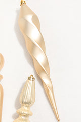 12" Pearl Finial Boxed - Set of 4