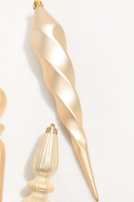 12" Pearl Finial Boxed - Set of 4