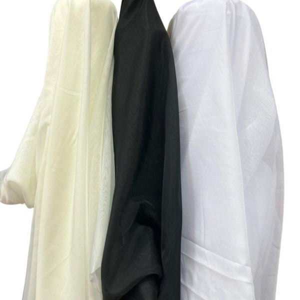 1 Yard Extra-Wide Sheer Voile Fabric for Events & Soft Furnishings 118-120" Width