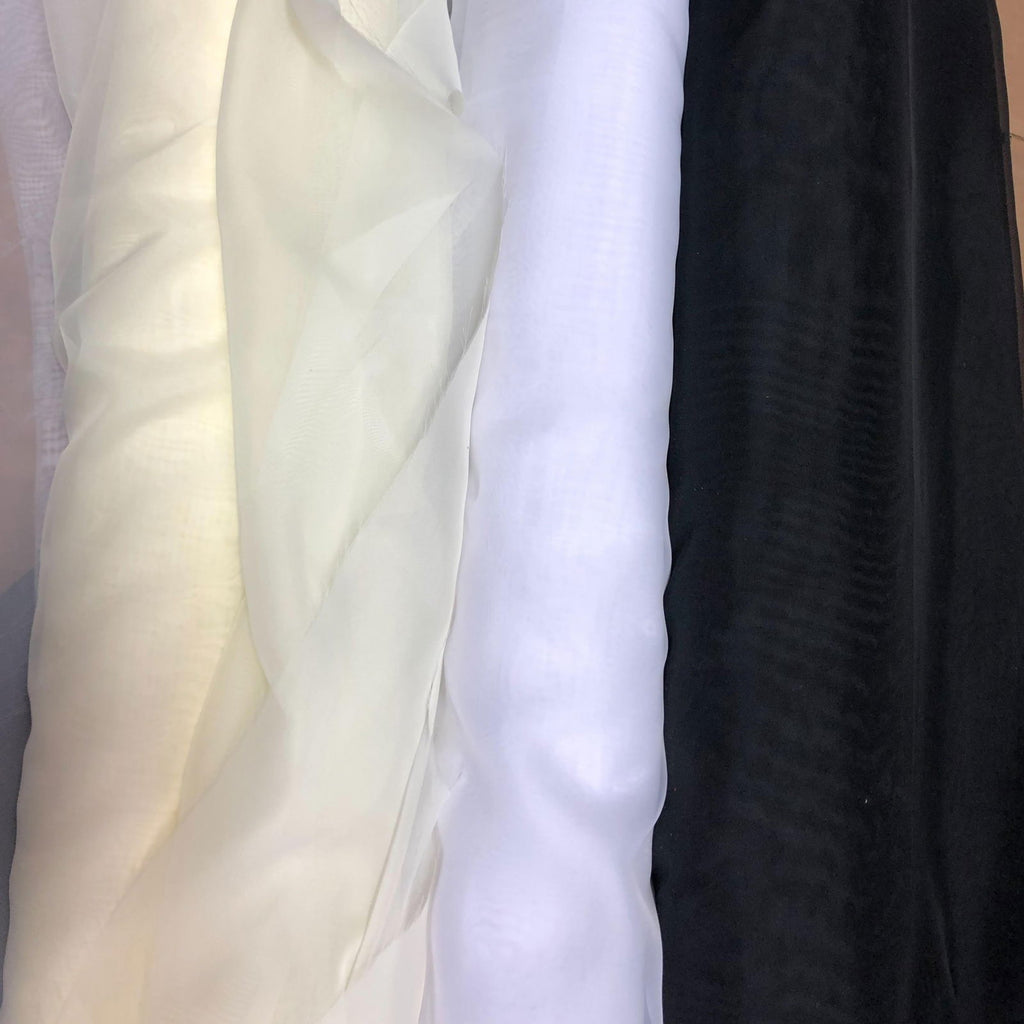 1 Yard Sheer Voile Fabric 118 Inches Wide Lightweight Draping Material for Events
