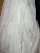 1 Yard Sheer Voile Fabric 118 Inches Wide Lightweight Draping Material for Events