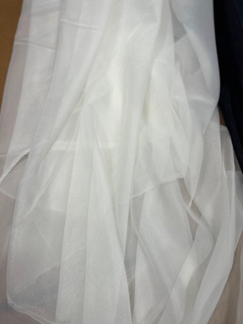 1 Yard Sheer Voile Fabric 118 Inches Wide Lightweight Draping Material for Events