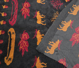 Sherpa Fleece Moose Canoe Print