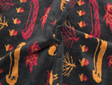 Sherpa Fleece Moose Canoe Print
