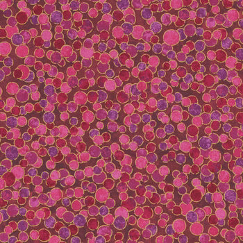 Cotton Print Shimmer Bubble Gum 44/45 Fabric