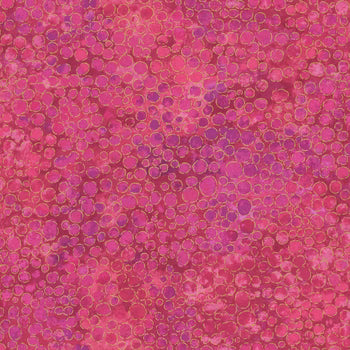Cotton Fabric Shimmer Bubble Gum 44/45"