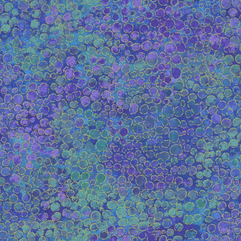 Cotton Fabric Shimmer Deep Sea 44/45"
