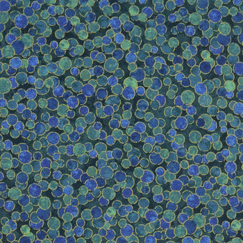 Cotton Fabric Shimmer Lagoon 44/45" by Northcott