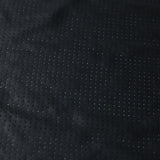 Shimmer Lame Laser Polyester/Spandex Fabric - Black, Shimmer Lame Laser, 58/60" Width (1 Yard)