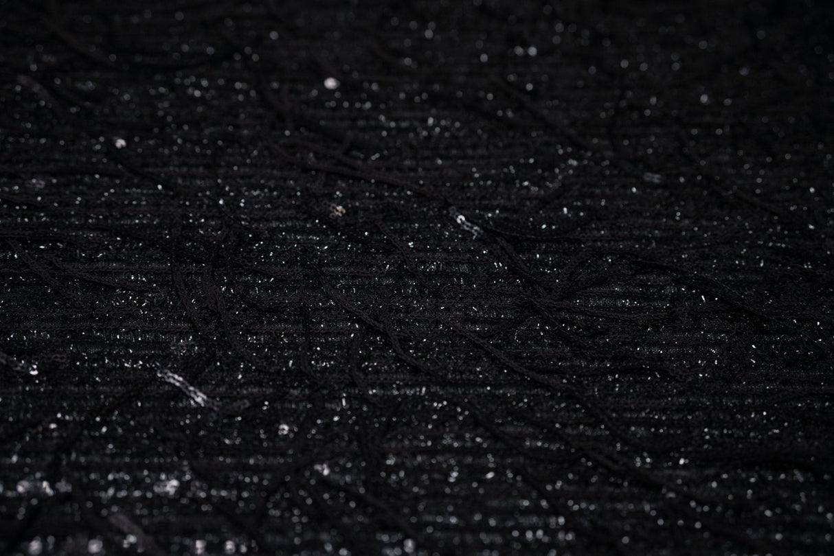 Sequin Mesh Polyester Fabric