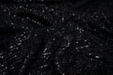 Shimmy Polyester Mesh With Dangle Sequin Fabric - Beige, Silver, Burgundy, Green, Black, 58/60" Width (1 Yard)