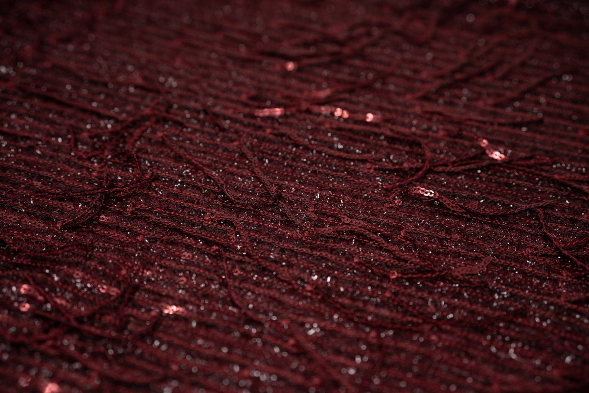 Sequin Mesh Polyester Fabric