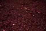 Shimmy Polyester Mesh With Dangle Sequin Fabric - Beige, Silver, Burgundy, Green, Black, 58/60" Width (1 Yard)