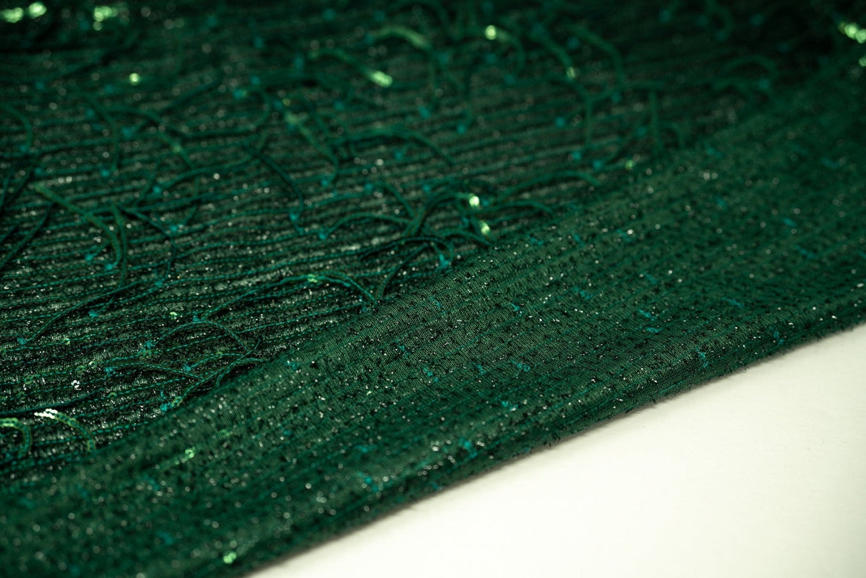 Sequin Mesh Polyester Fabric