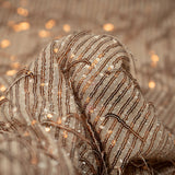 Sequin Mesh Polyester Fabric
