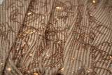 Shimmy Polyester Mesh With Dangle Sequin Fabric - Beige, Silver, Burgundy, Green, Black, 58/60" Width (1 Yard)