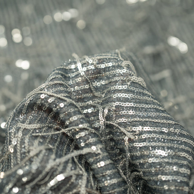 Sequin Mesh Polyester Fabric