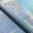 Shocker Holo Nylon Spandex Fabric - Silver Hologram, Solid, 58/60" Width (1 Yard)