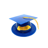 3.5" GRADUATION CAP CAKE TOPPER 24 ct *7 colors Available*