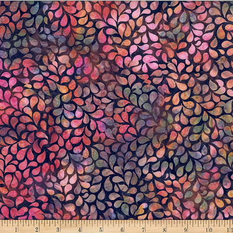 Cotton Batik Droplets Fabric 44/45" Sierra Bali