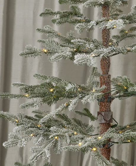 7.5' Sierra Pine Flocked Tree Warm White LED