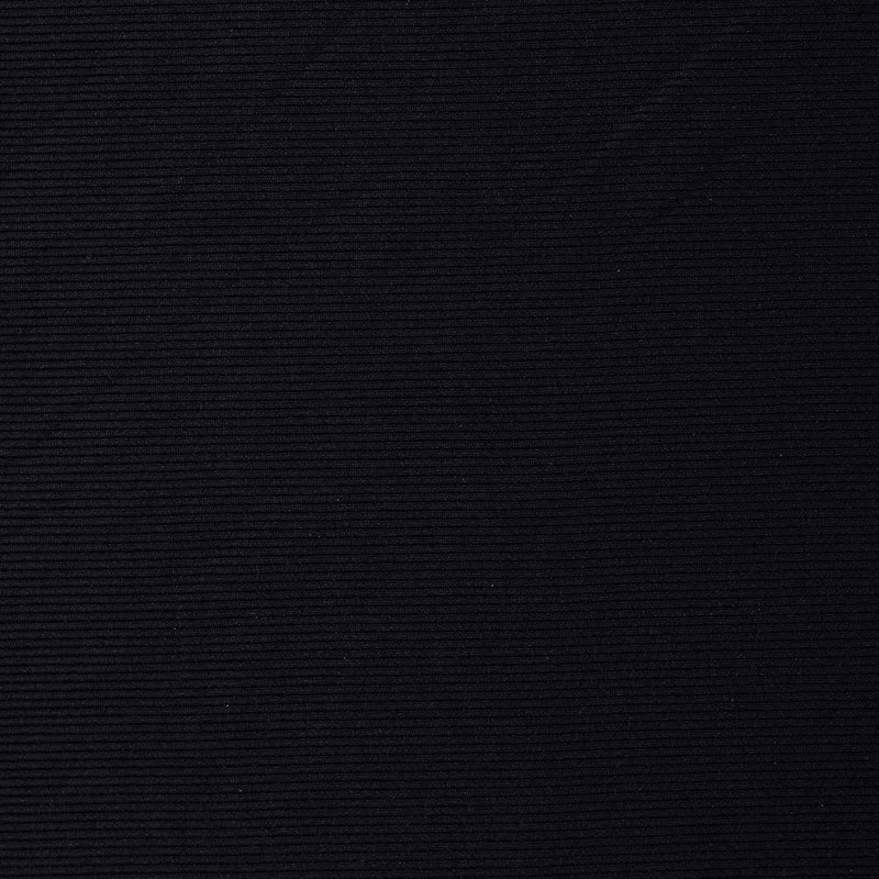Silky Rib Nylon Spandex Fabric - Black, White, Ribbed Texture, 58-60" Width, 240 GSM (1 Yard)