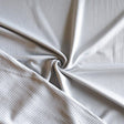 Polartec Fleece Knit Fabric Silver Grid
