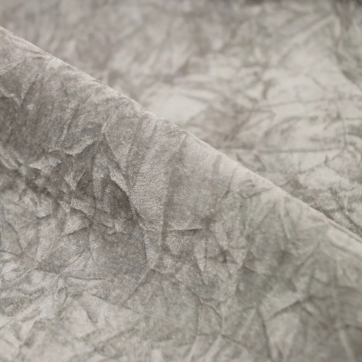 Crushed Velvet Flocking Nylon Fabric - 58/60" Width, 140 GSM, No Stretch, Multiple Colors (1 Yard)
