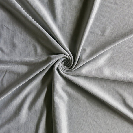 Poly Lycra Jersey Knit Fabric Silver Dry-Flex Space Dye