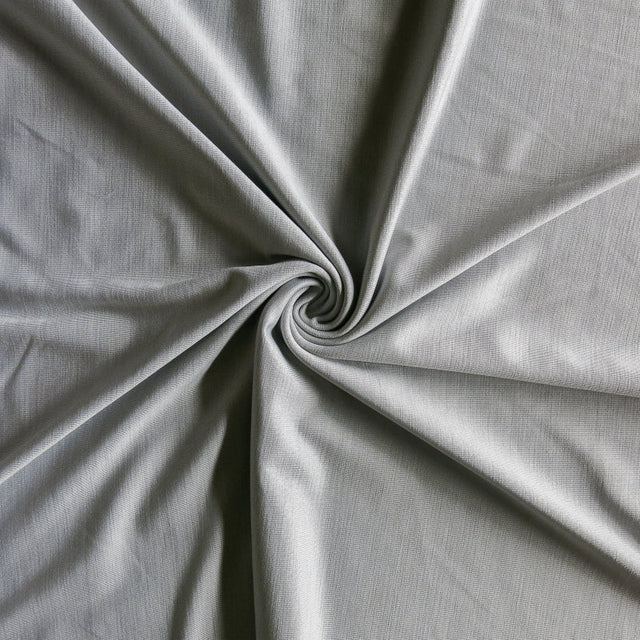 Poly Lycra Jersey Knit Fabric Silver Dry-Flex Space Dye