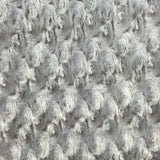 Faux Fur Fabric Swirl Rosebud 60" Wide