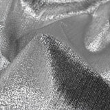 Metallic Lame Metallic Satin Lame Polyester Fabric - Gold And Silver Satin Woven, 60" Width (1 Yard)