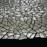 Stretch Velvet Metallic Foil Fabric