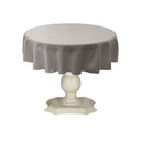 Tablecloth Dull Bridal Satin Fabric - 54" Round, Color Options (1 Piece)