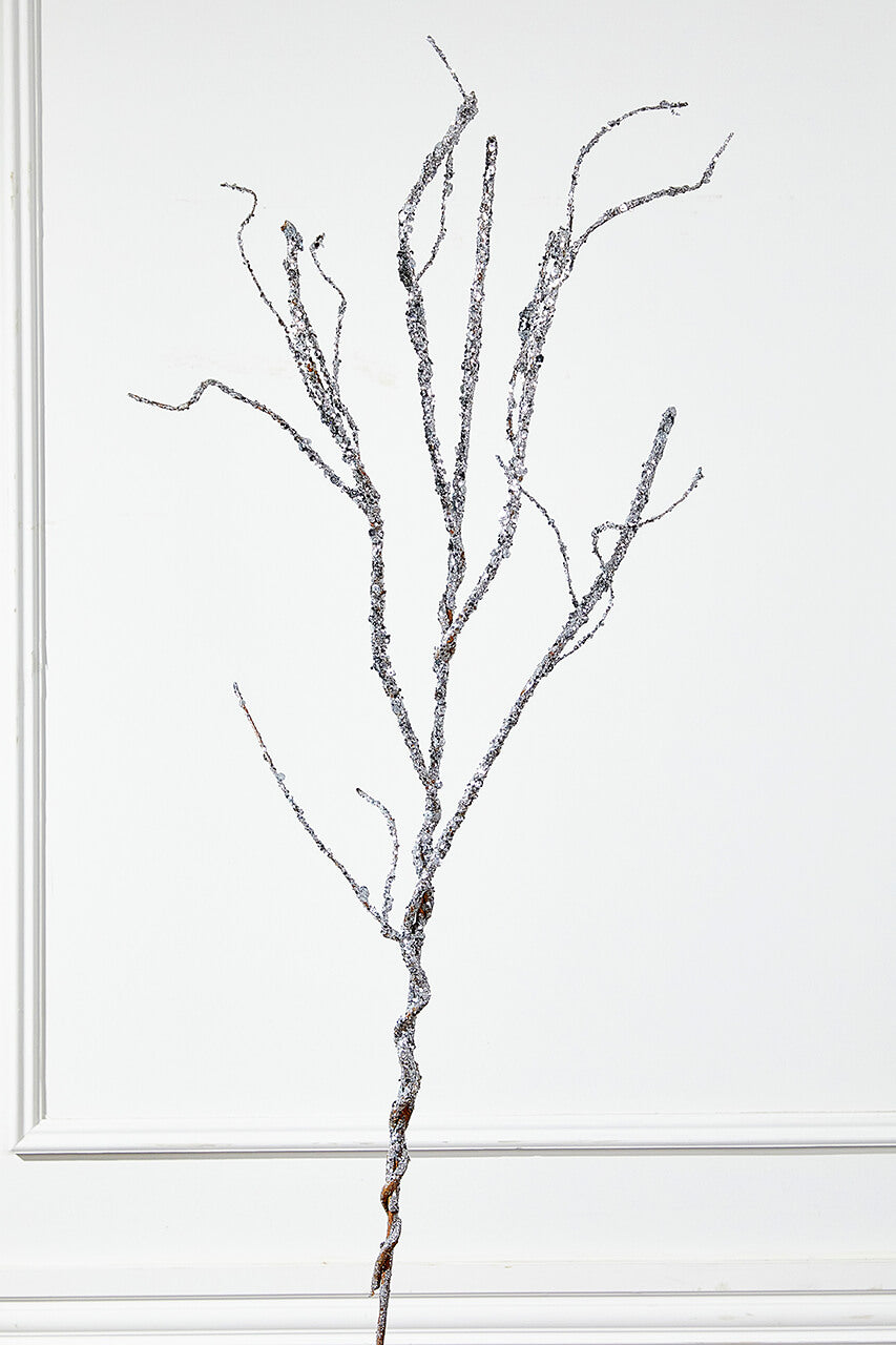 43” Silver Sequin Branch