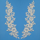 Polyester Net Mesh Floral Applique