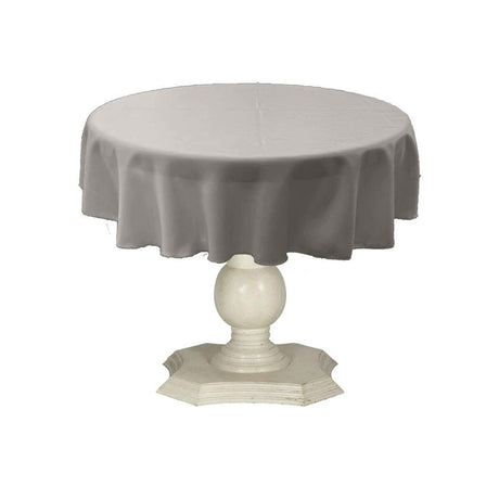 Dull Bridal Satin Fabric - Solid Color, 51" Round (1 Piece)