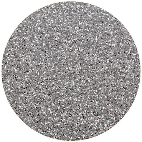 Glitter Vinyl Heat Transfer Vinyl Fabric - Silver, 20" H x 12" W, 20" H x 36" W, 20" H x 180" W, 20" H x 900" W (1 Foot, 1 Yard, 5 Yards, 25 Yards)
