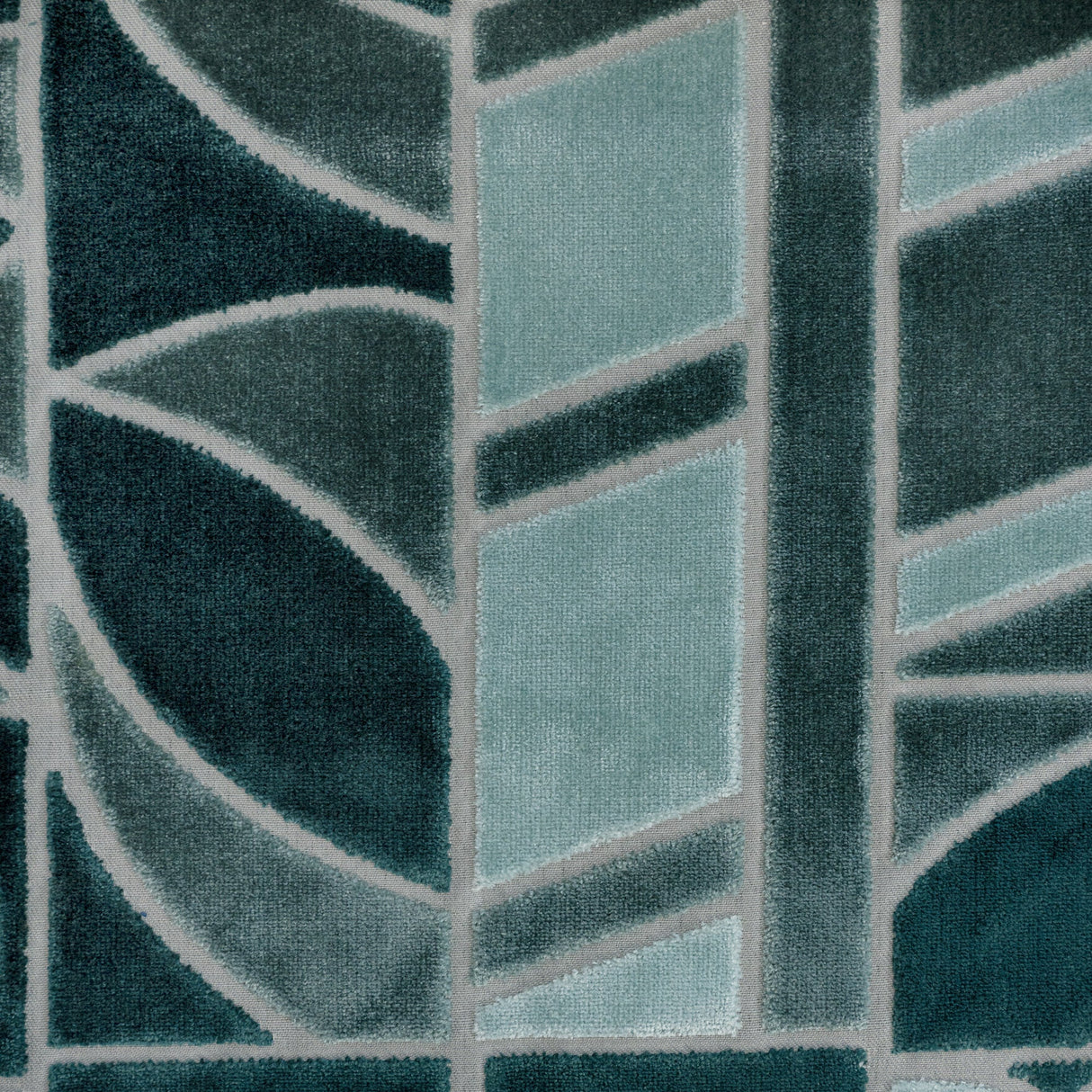Cut Velvet Upholstery Fabric Sinatra Geometric 55"