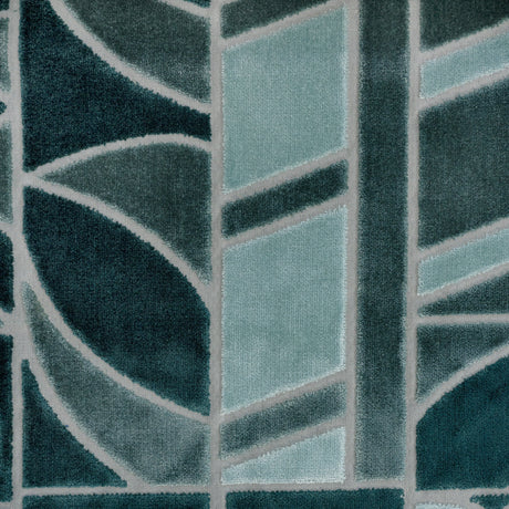 Cut Velvet Upholstery Fabric Sinatra Geometric 55"