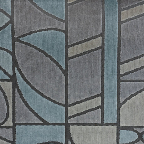 Cut Velvet Upholstery Fabric Sinatra Geometric 55"