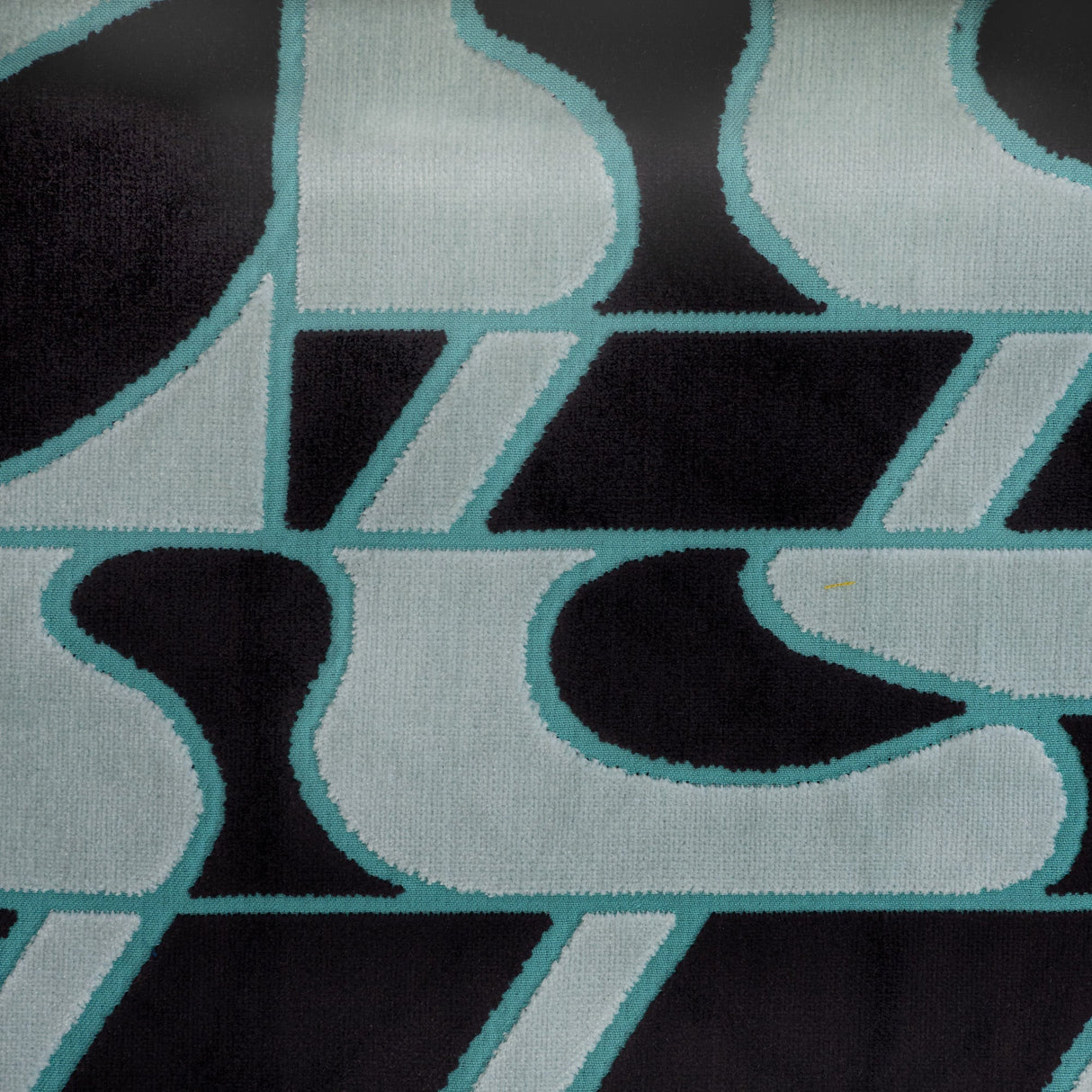 Cut Velvet Upholstery Fabric Sinatra Geometric 55"