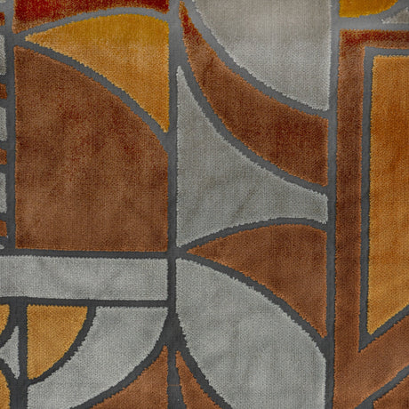 Cut Velvet Upholstery Fabric Sinatra Geometric 55"