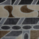 Cut Velvet Upholstery Fabric Sinatra Geometric 55"