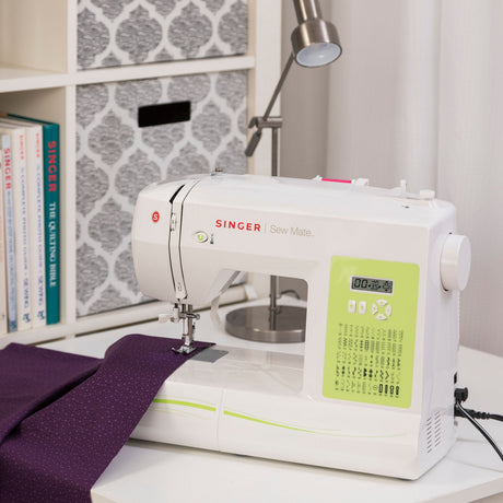 SINGER Sew Mate 5400 Sewing Machine - Computerized Sewing Machine, 154 Stitch Applications, LCD Screen, LED Lighting (1 Unit)