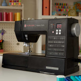 SINGER Heavy Duty 6600C Sterling Sewing Machine - Computerized Heavy Duty Sewing Machine, 215 Stitch Applications, 6.4" Throat Space, Silver (1 Unit)