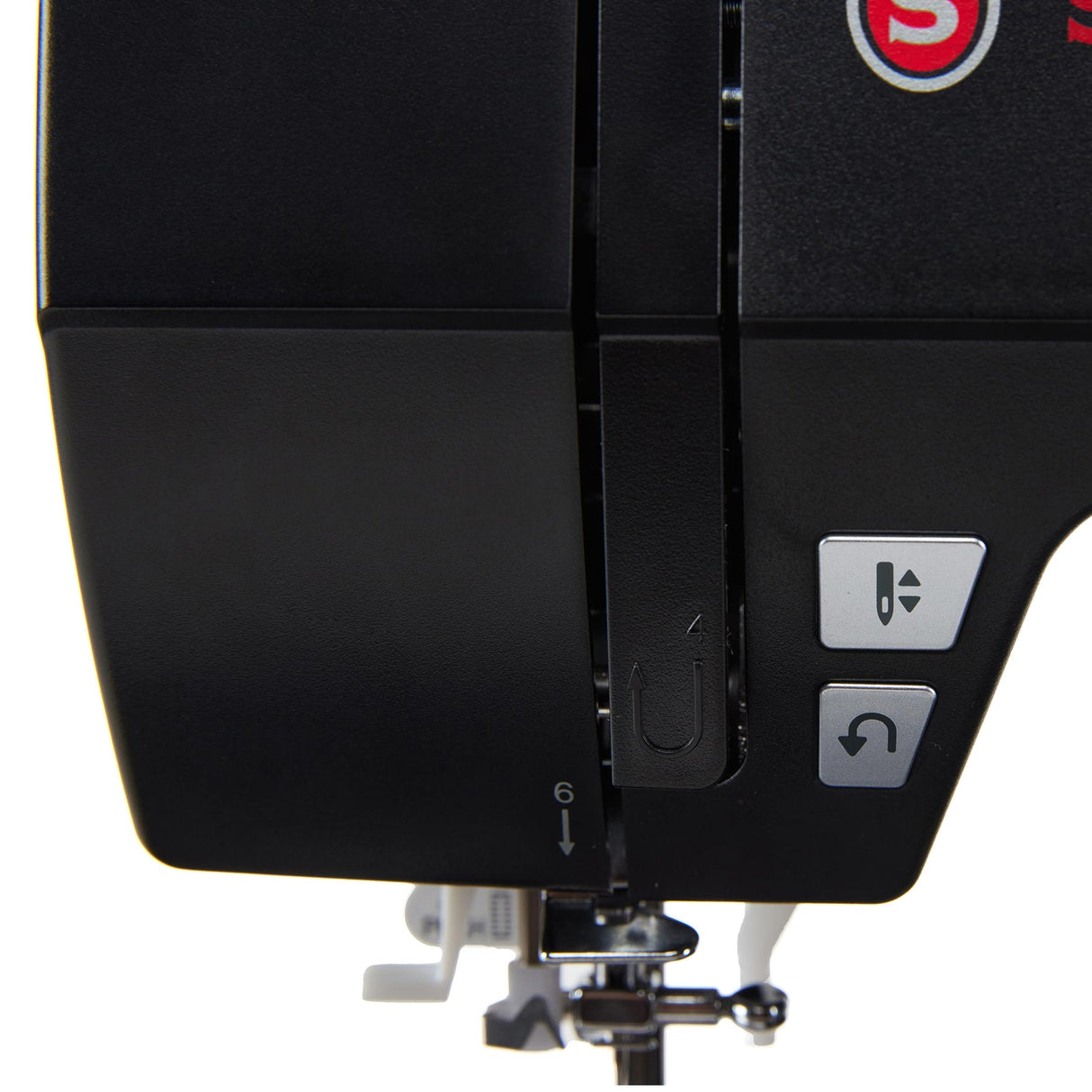 SINGER Heavy Duty 6600C Sterling Sewing Machine - Computerized Heavy Duty Sewing Machine, 215 Stitch Applications, 6.4" Throat Space, Silver (1 Unit)