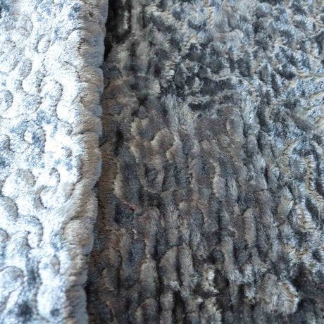 Metallic Panne Velvet Embroidered Fabric